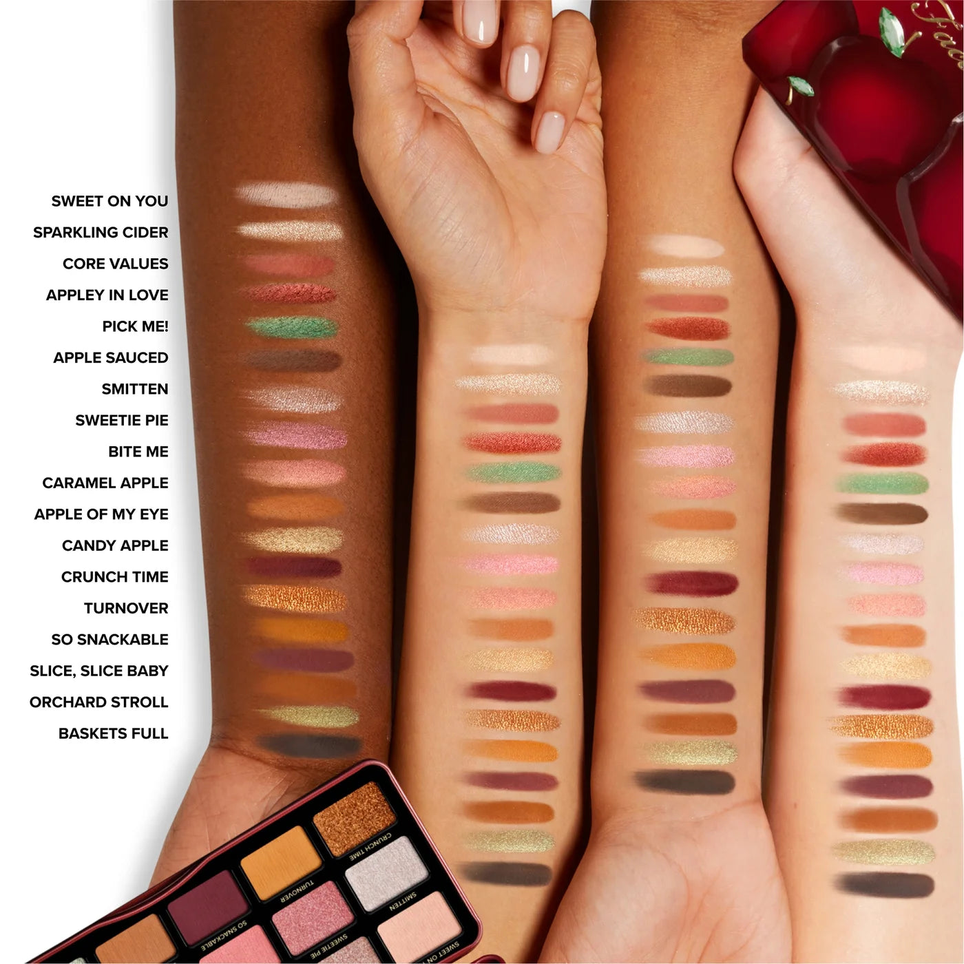 Too Faced Paleta De Sombras Appley In Love.