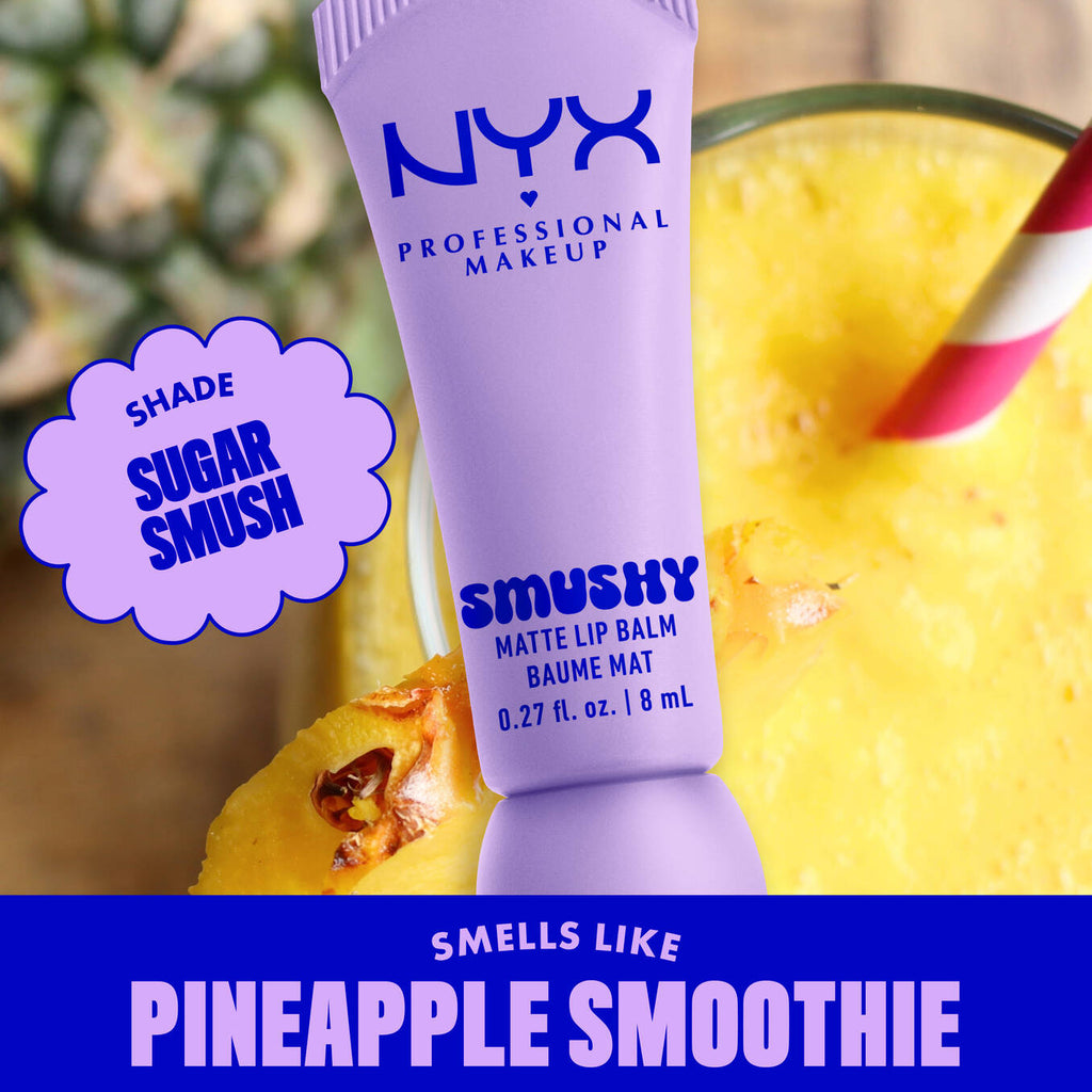 Nyx Smushy Balsamo Labial Matte Suave.