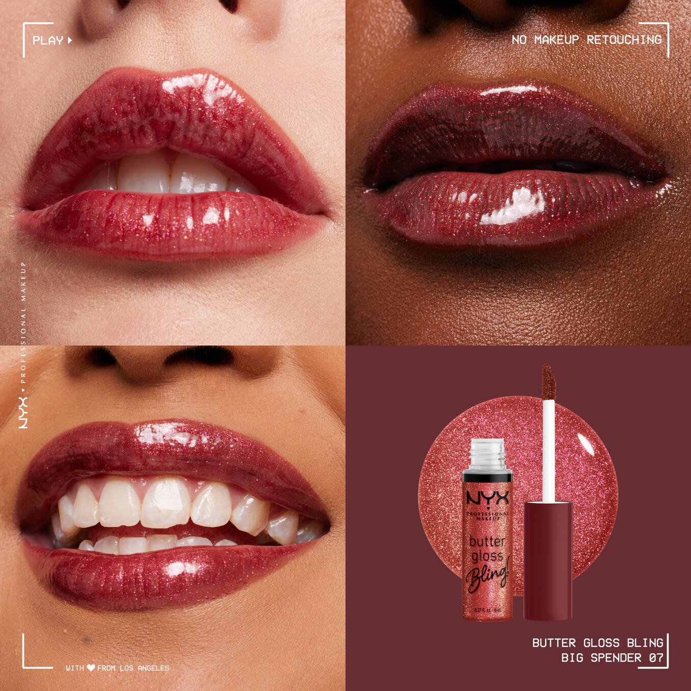 Nyx Gloss No Stick Butter Gloss.