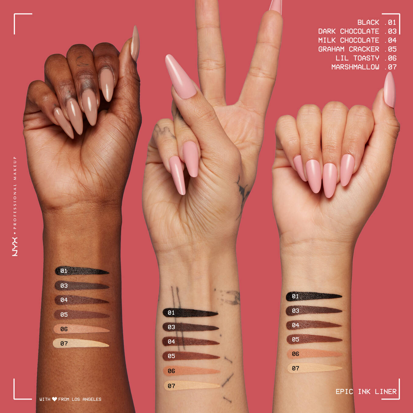 Nyx Delineador A Prueba De Agua Epic Ink.