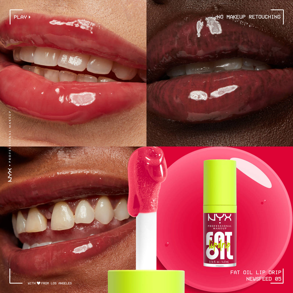Nyx Lip Oil Formula Hidratante Para Labios Con Color Fat Oil Lipdrip.