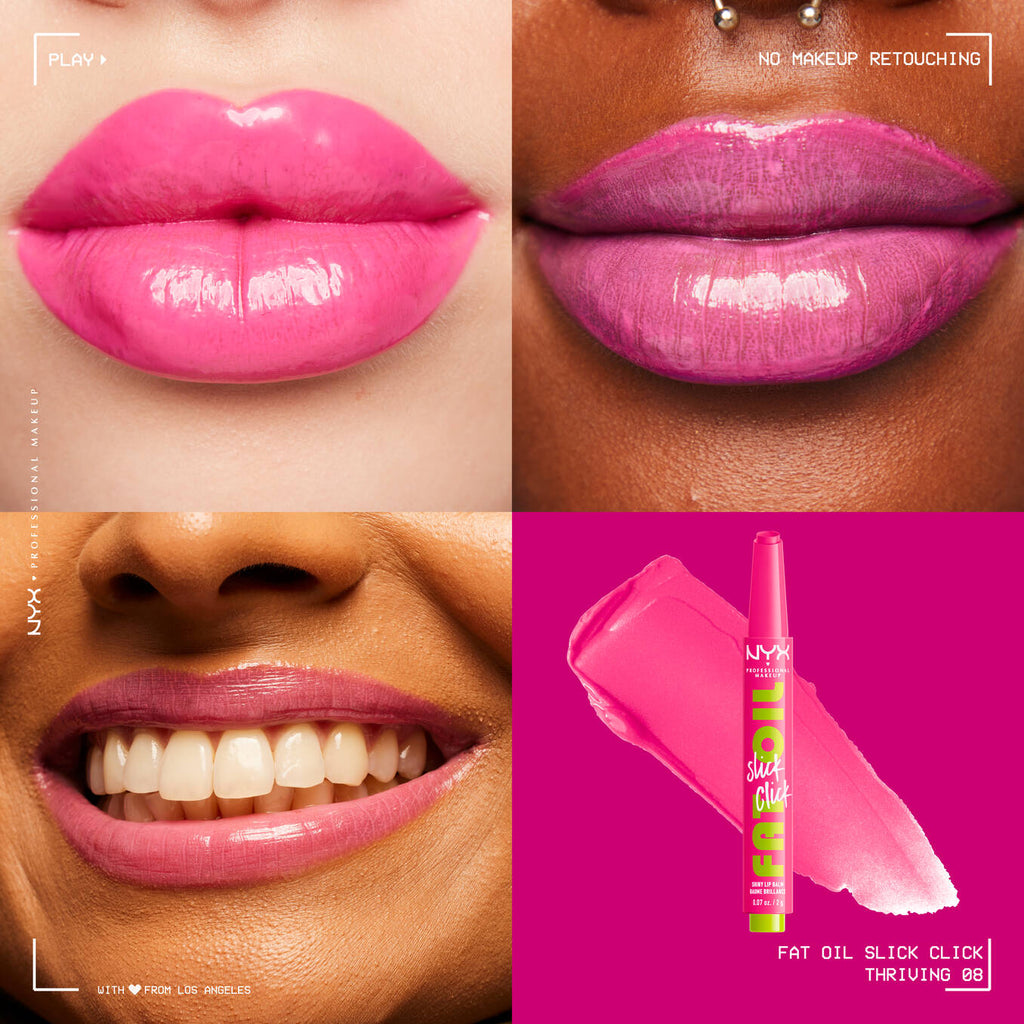 Nyx Lip Oil Stick Fat Oil Slick Click.