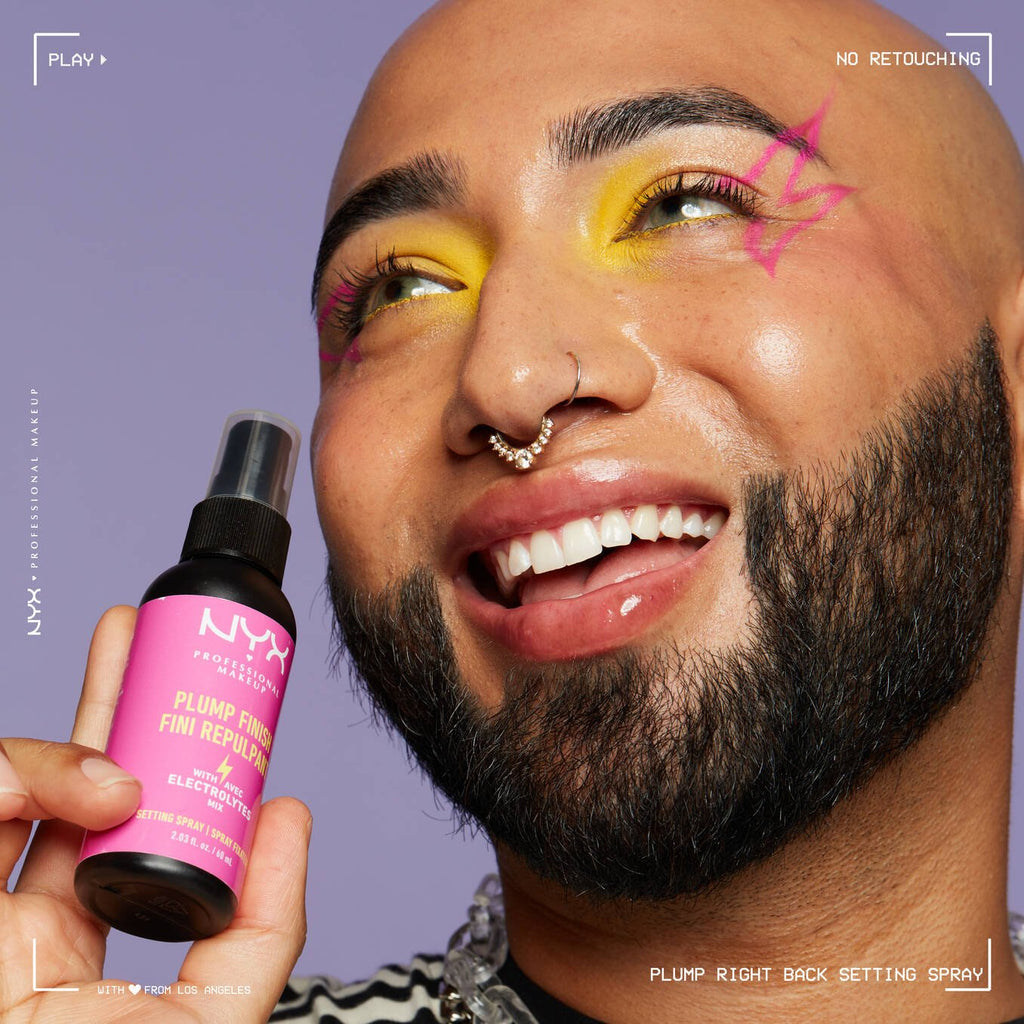 Nyx Spray Fijador De Maquillaje De Larga Duración Plump Finish.