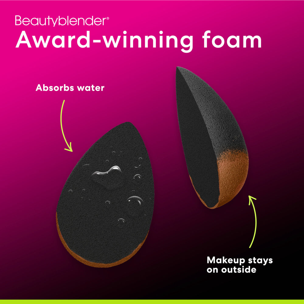 Beautyblender® Set x4 Piezas Esenciales Charcoal.